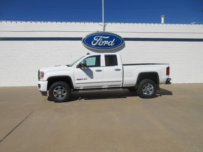 2015 GMC Sierra 2500HD available WiFi Double Cab Standard Box 4-Wheel Drive SLT