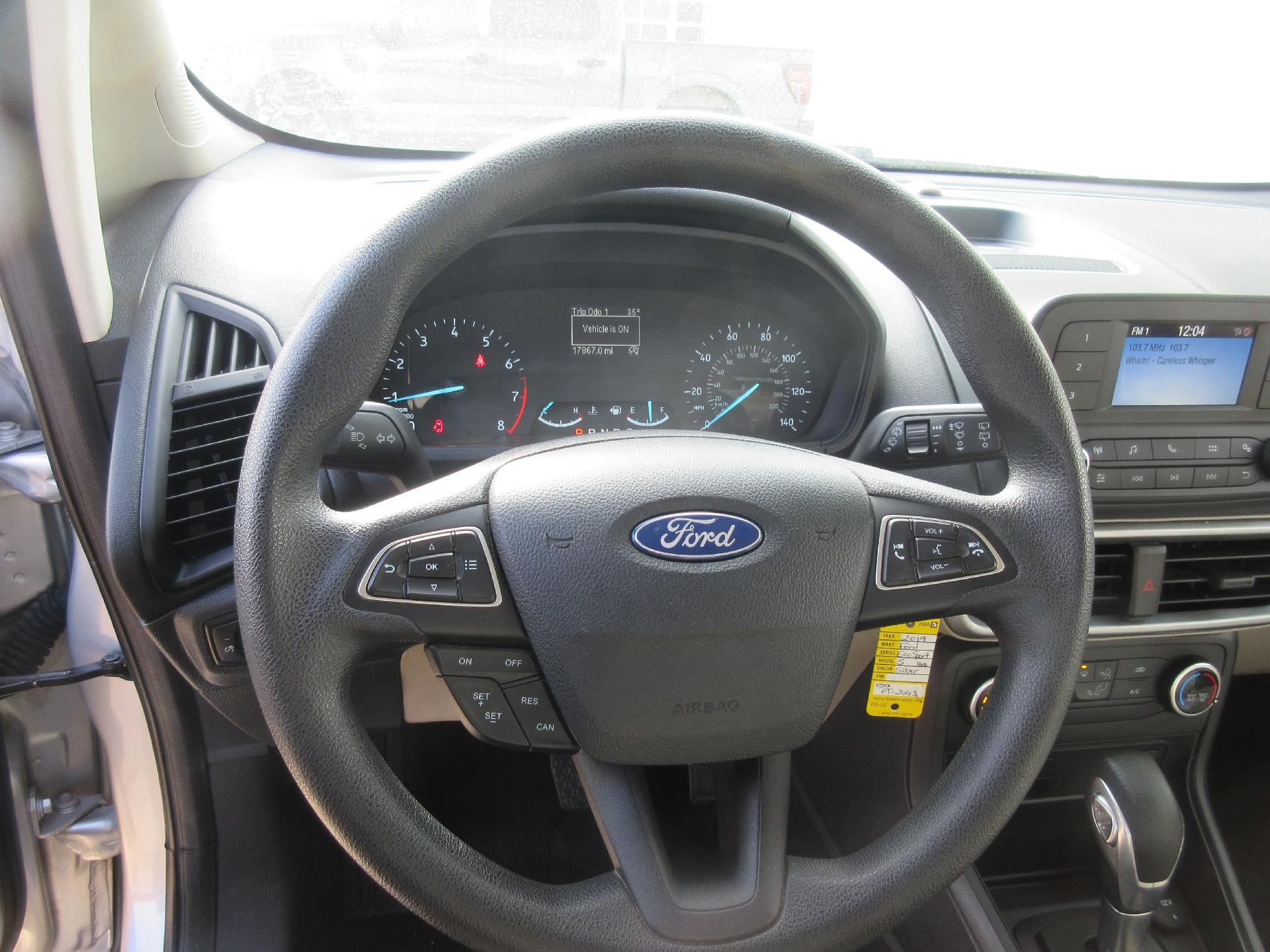 2019 Ford EcoSport S 4WD