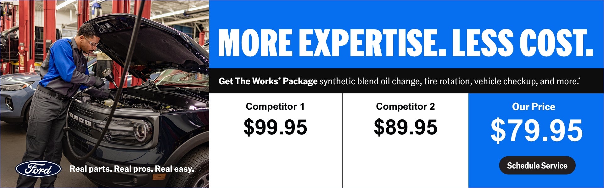 More Expertise. Less Cost